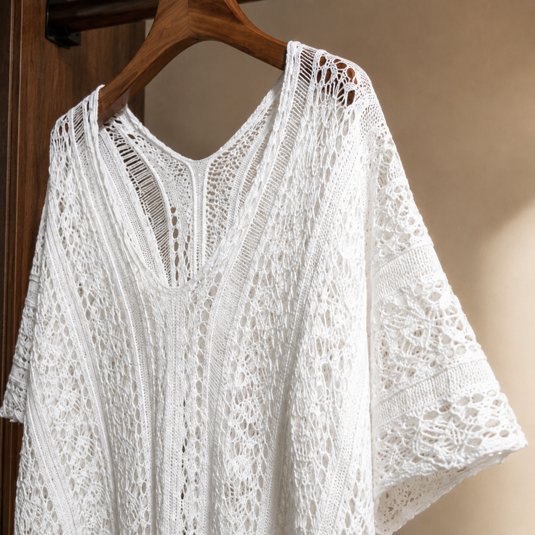 Clemence Openwork Sweater - Lead Product Detail