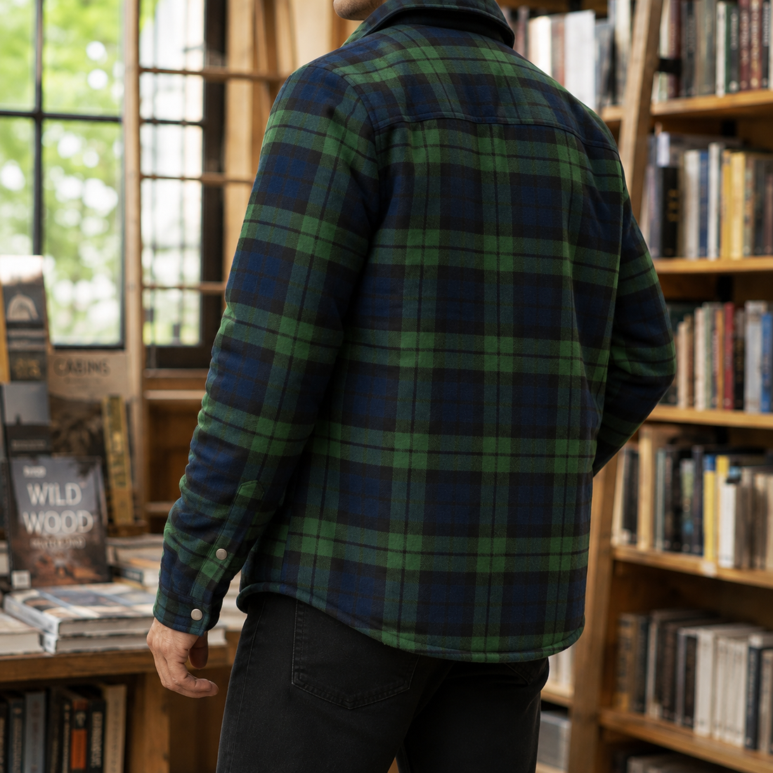 Xavier Quilted Overshirt - Lead Alternate View