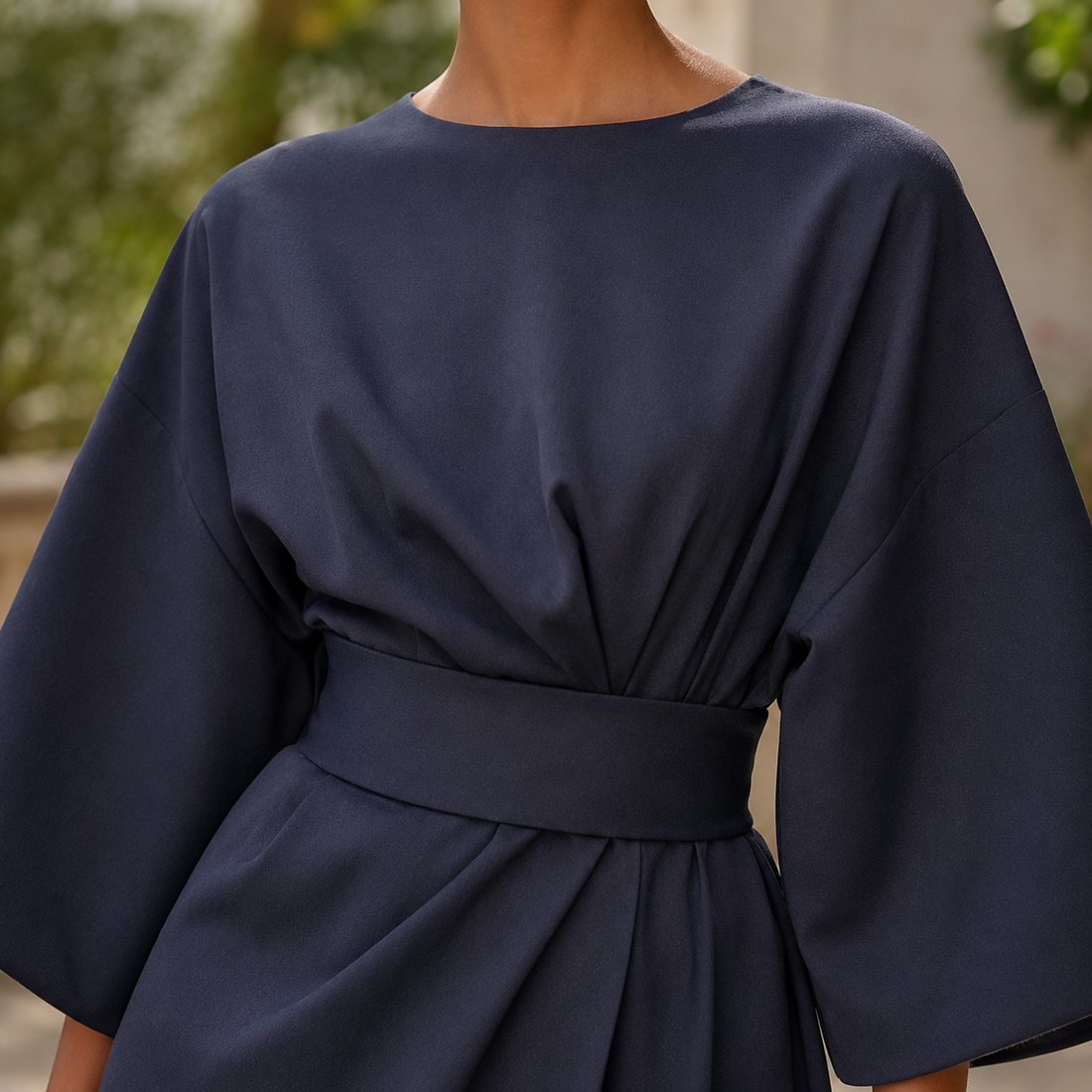 Astrid-Hope Belted Midi Dress - Lead Product Detail