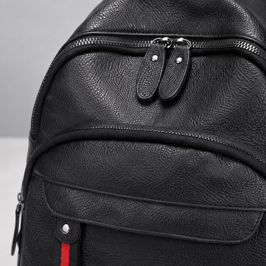 Rizzi Leather Backpack - Lead Product Detail