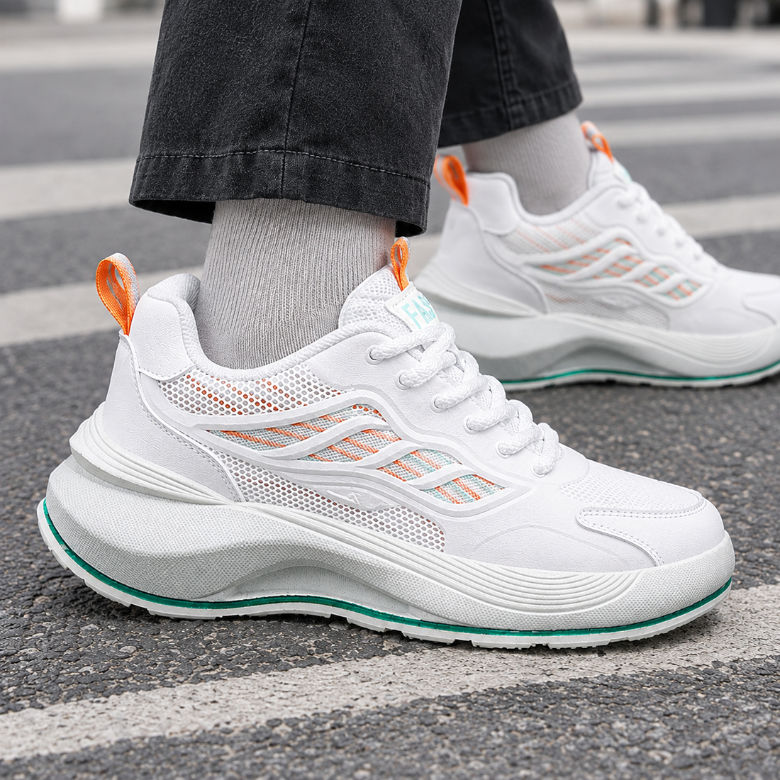 Falconi Platform Sneakers - Lead Product Detail