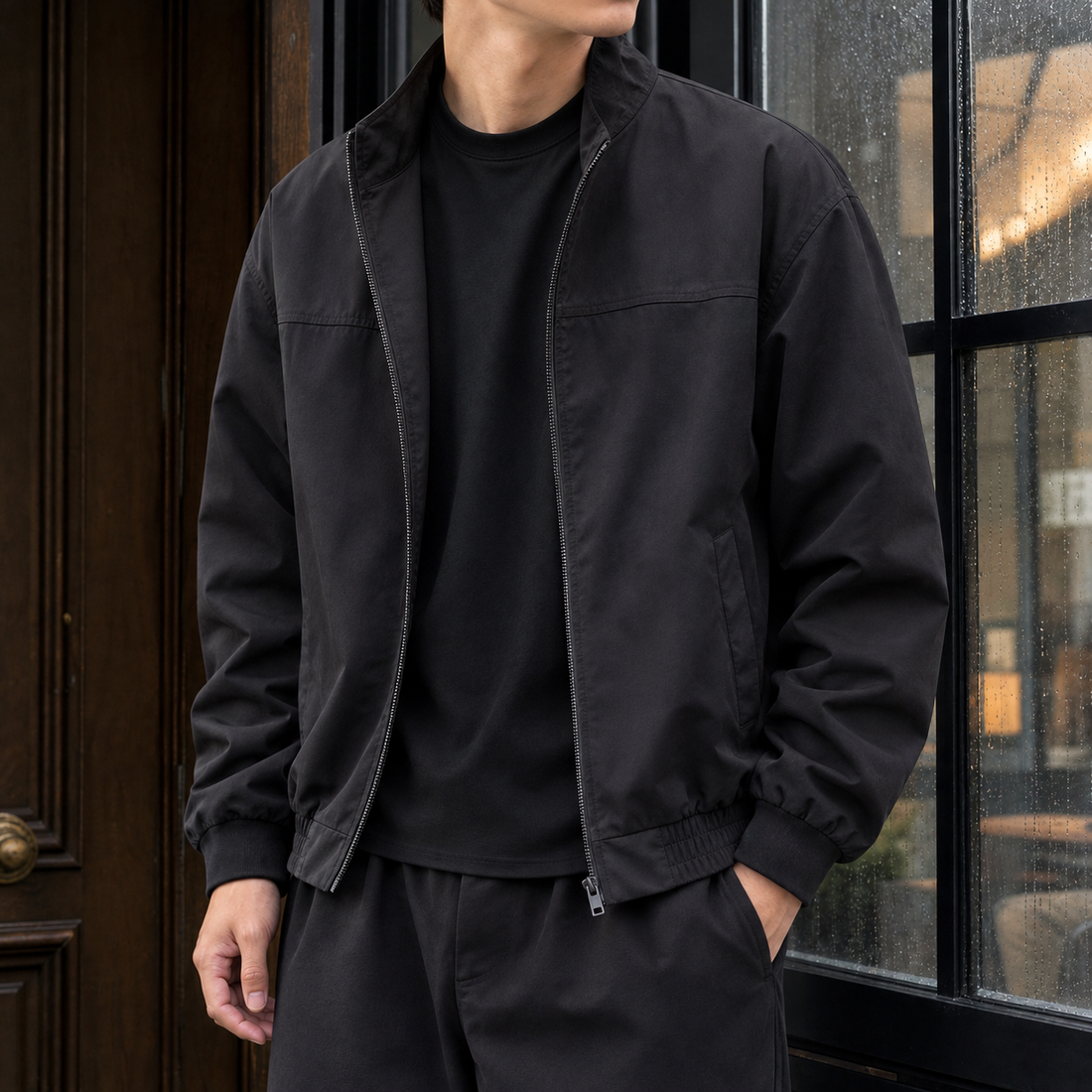 Rupert-Ellis Stand Collar Jacket - Lead Product Detail