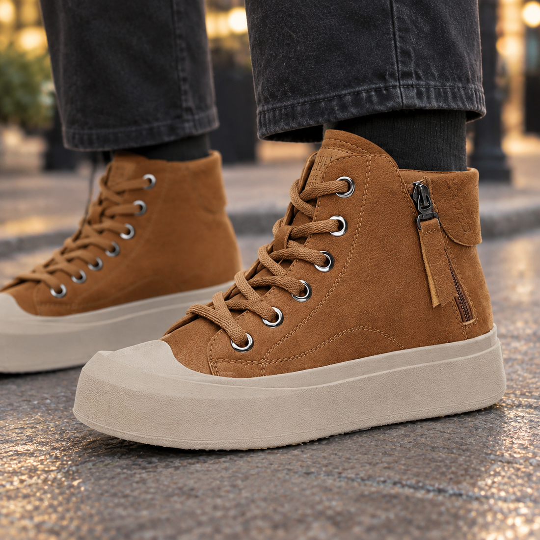 Albizzi Platform Boots - Lead Product Detail