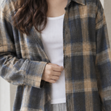 Bernadette-Grace Plaid Overshirt - Lead Product Detail