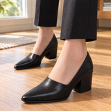 Corvino Block Heel Pumps - Lead Product Detail