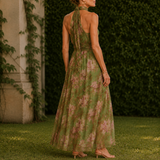 Petra Halter Maxi Dress - Lead Alternate View