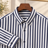 Gregoire Striped Shirt - Lead Product Detail