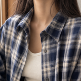 Ascelin Plaid Overshirt - Lead Product Detail