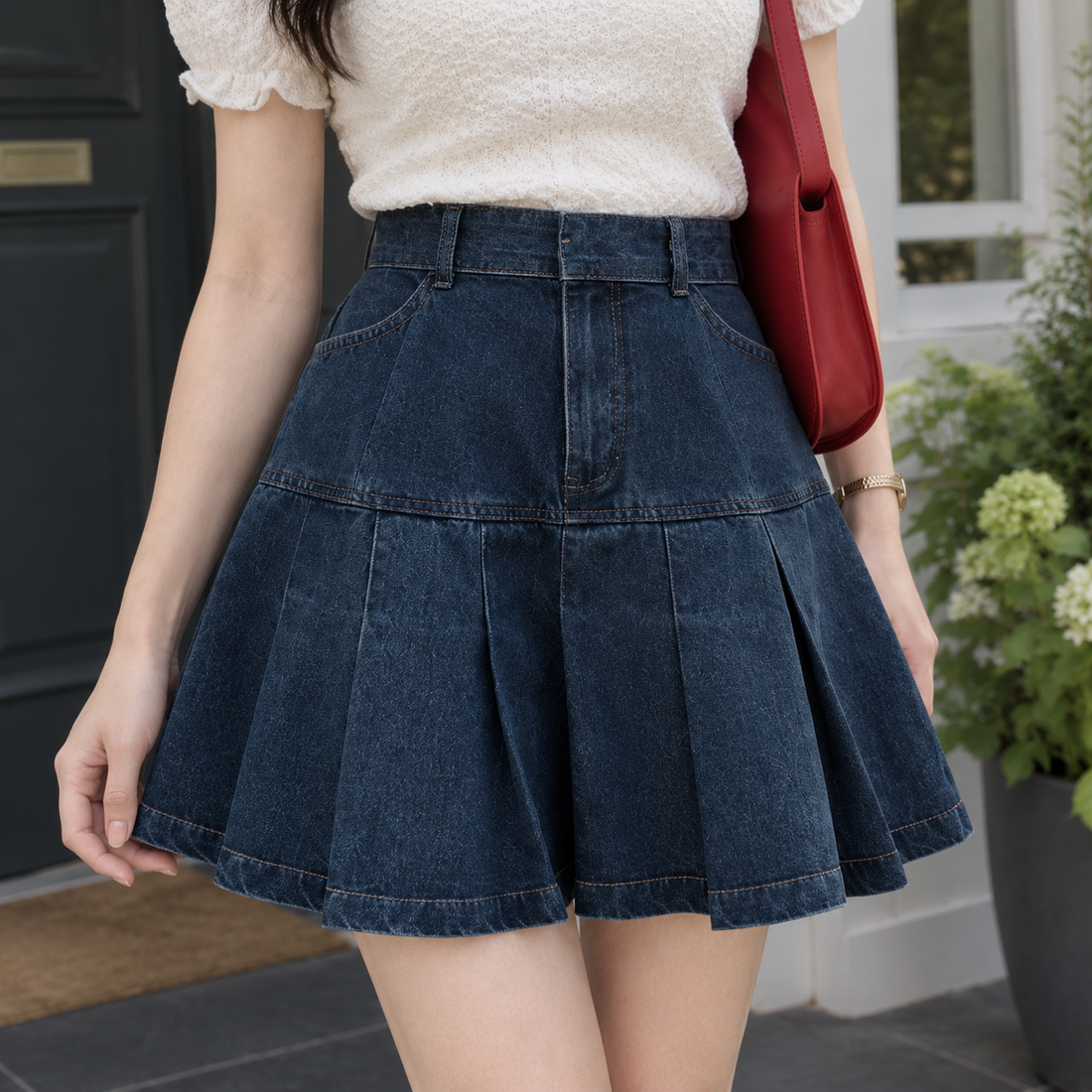 Catriona-Jade Pleated Skirt - Lead Product Detail