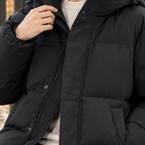 Olivier-James Hooded Puffer Jacket - Lead Product Detail