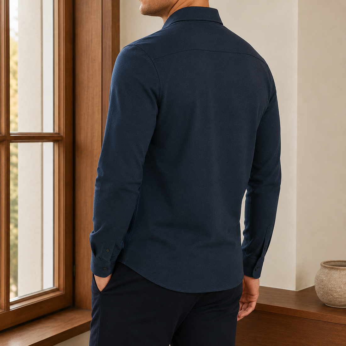 Ivan Collared Shirt - Lead Alternate View