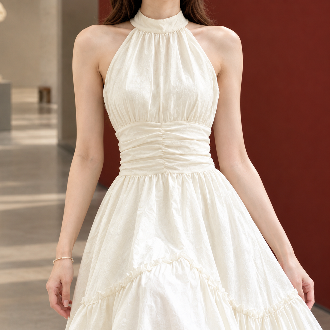 Charlize Halter Maxi Dress - Lead Product Detail