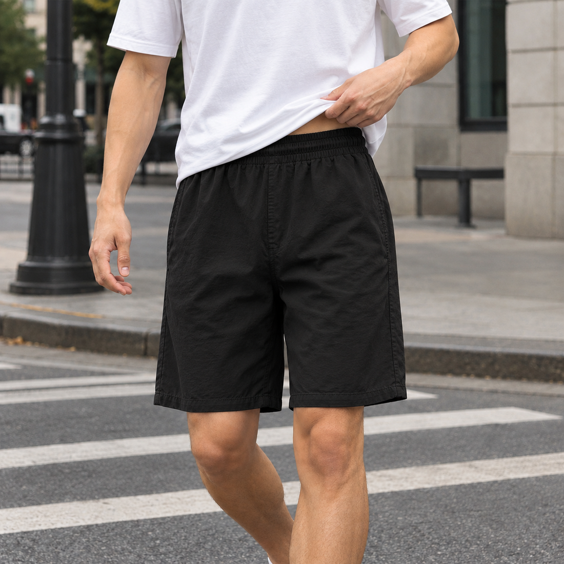 Jonas Relaxed Shorts - Lead Product Detail