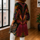 Harriet V-Neck Blouse - Lead Alternate View