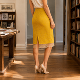 Cassia Pencil Skirt - Lead Alternate View