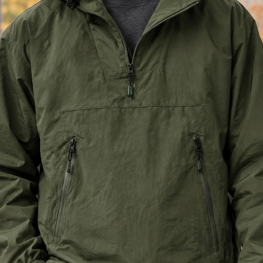 Eldric-Dean Anorak Jacket - Lead Product Detail