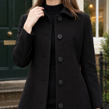 Ludovica-Jade A-Line Coat - Lead Product Detail