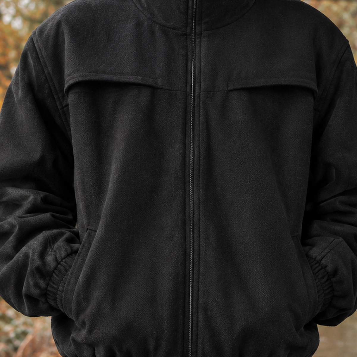 Aaron-Scott High Collar Jacket - Lead Product Detail