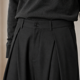 Laurent-Grey Wide Leg Pants - Lead Product Detail