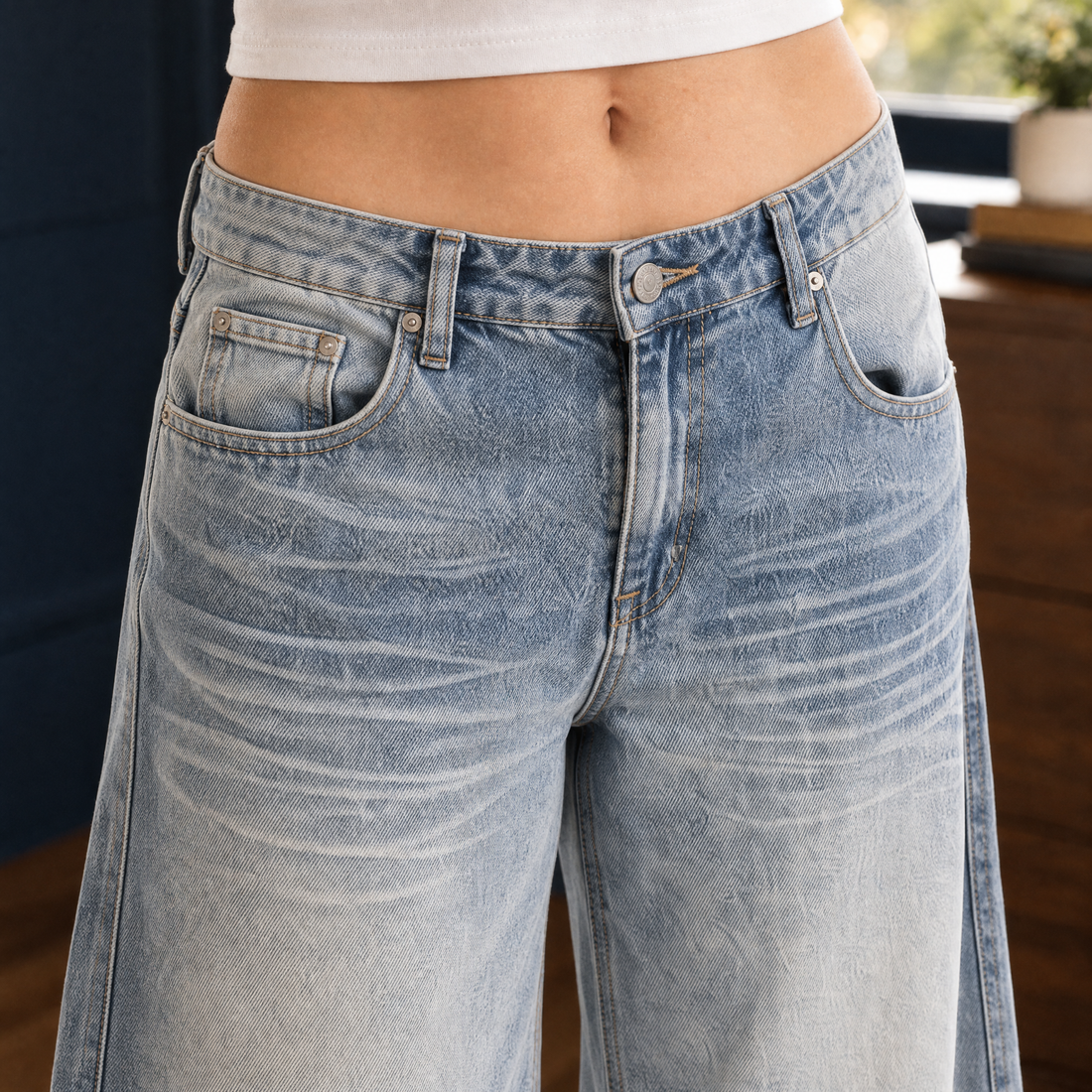 Talia-Sage Wide-Leg Jeans - Lead Product Detail