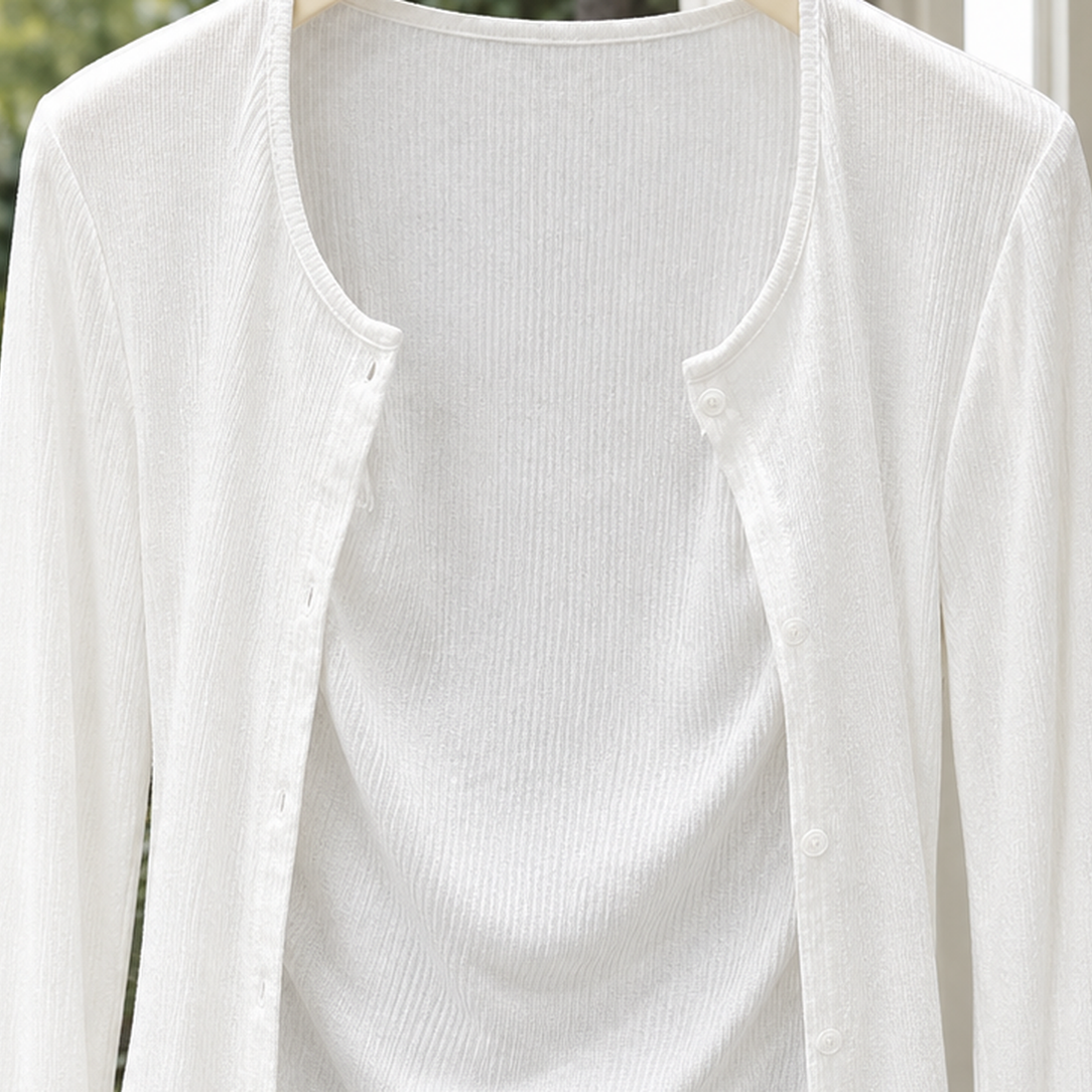 Eugenie-Marie Ribbed Cardigan - Lead Product Detail