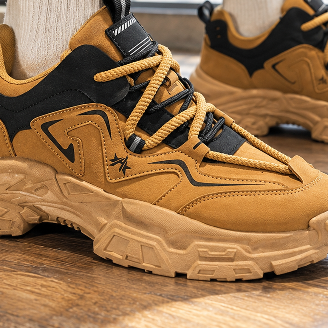 Tiepolo-Milano Chunky Sneakers - Lead Product Detail