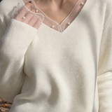 Sarah-Rae V-Neck Sweater - Lead Product Detail
