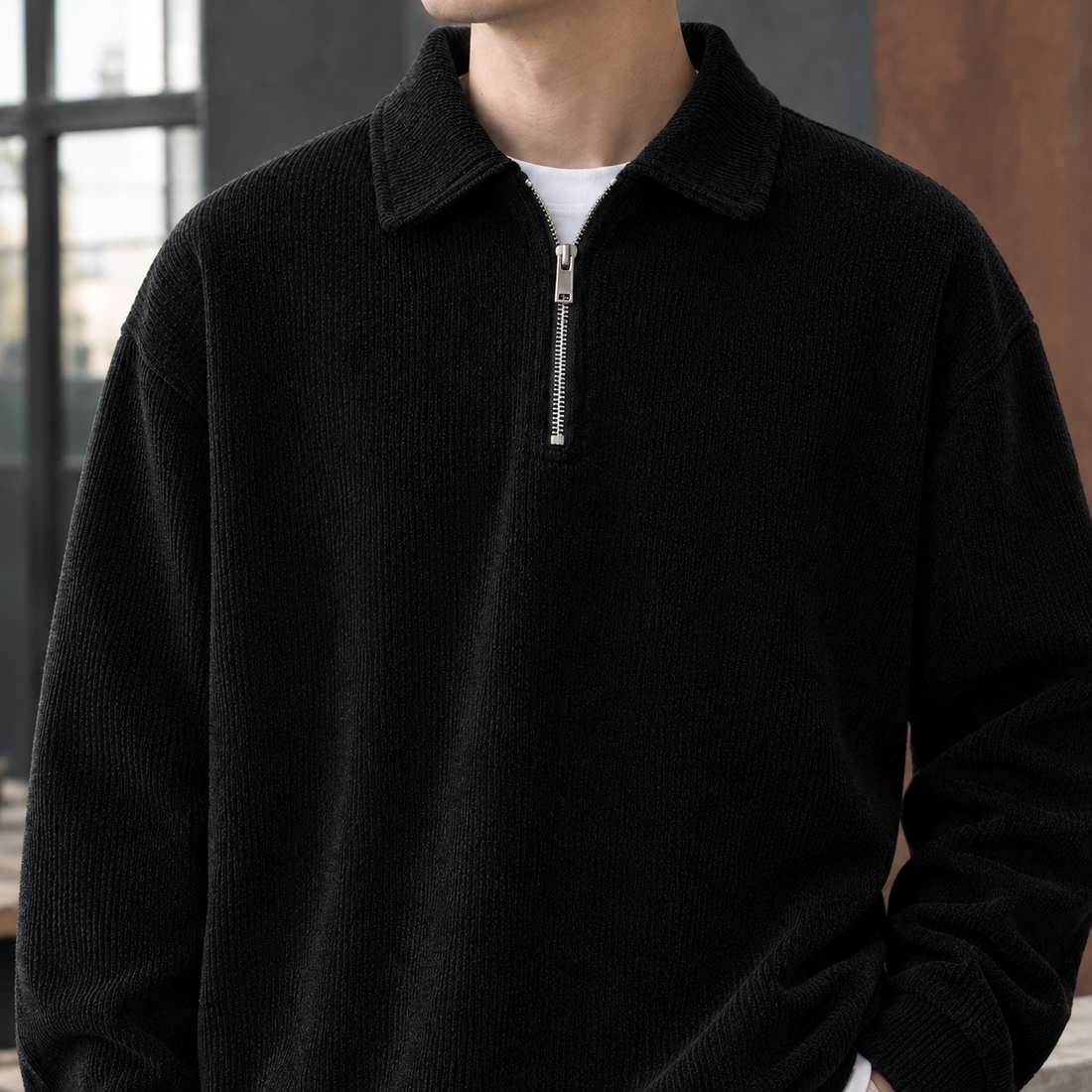 Holden-Flynn Quarter Zip Sweater - Lead Product Detail