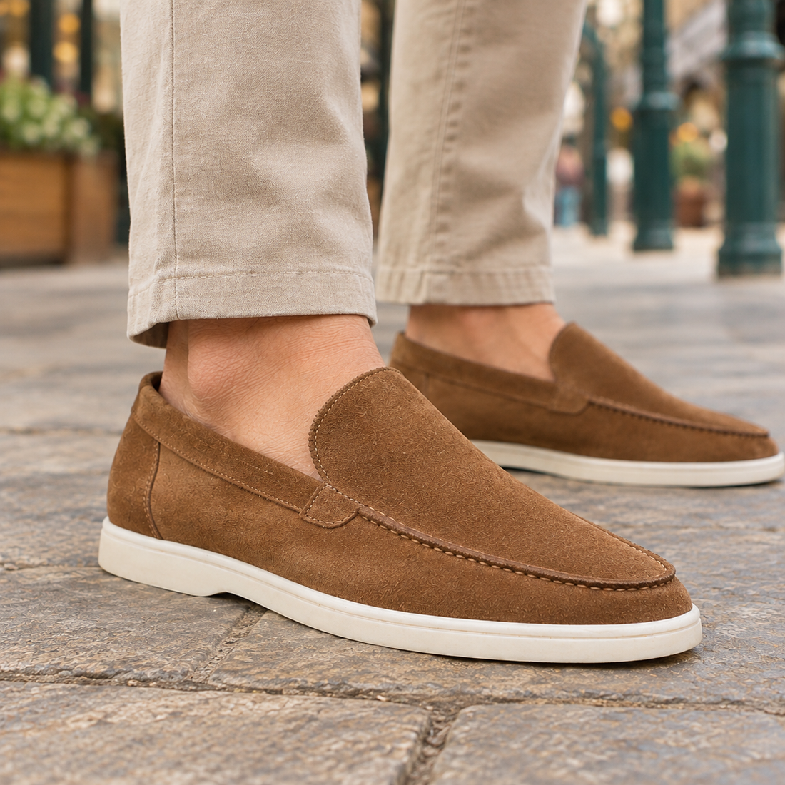 Bentivoglio Slip-On Loafers - Lead Product Detail