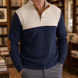 Rocco-Rhys High Collar Sweater - Lead Product Detail