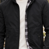 William-Tate Stand Collar Jacket - Lead Product Detail