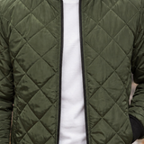 Oliver-Grey Quilted Jacket - Lead Product Detail