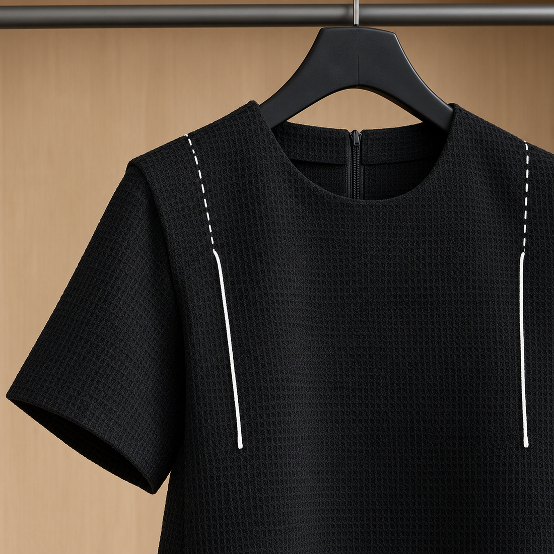 Maylis-Grace Textured Shift Dress - Lead Product Detail