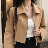 Violet Cropped Jacket - Lead Product Detail