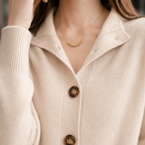 Perla-Claire Collared Sweater - Lead Product Detail