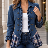 Rosalind-Sage Ruffled Jacket - Lead Product Detail