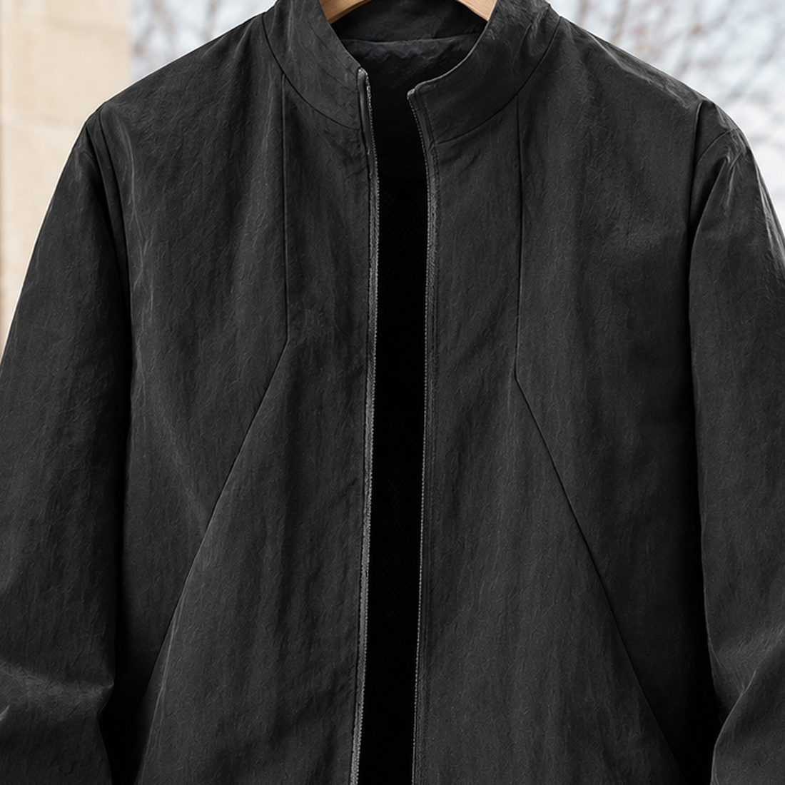 Samson-Stone Stand Collar Jacket - Lead Product Detail