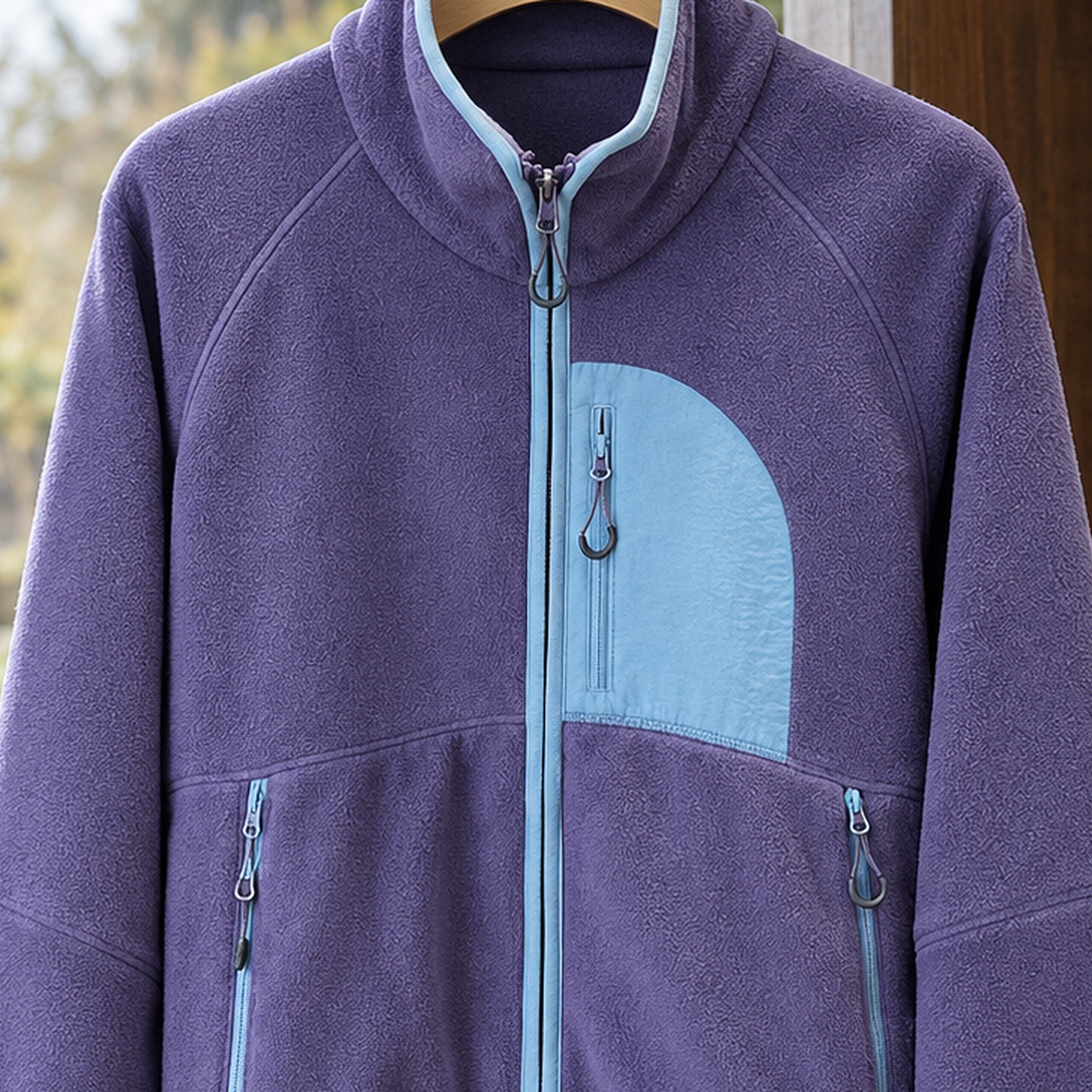 Pascal-West Contrast Fleece Jacket - Lead Product Detail
