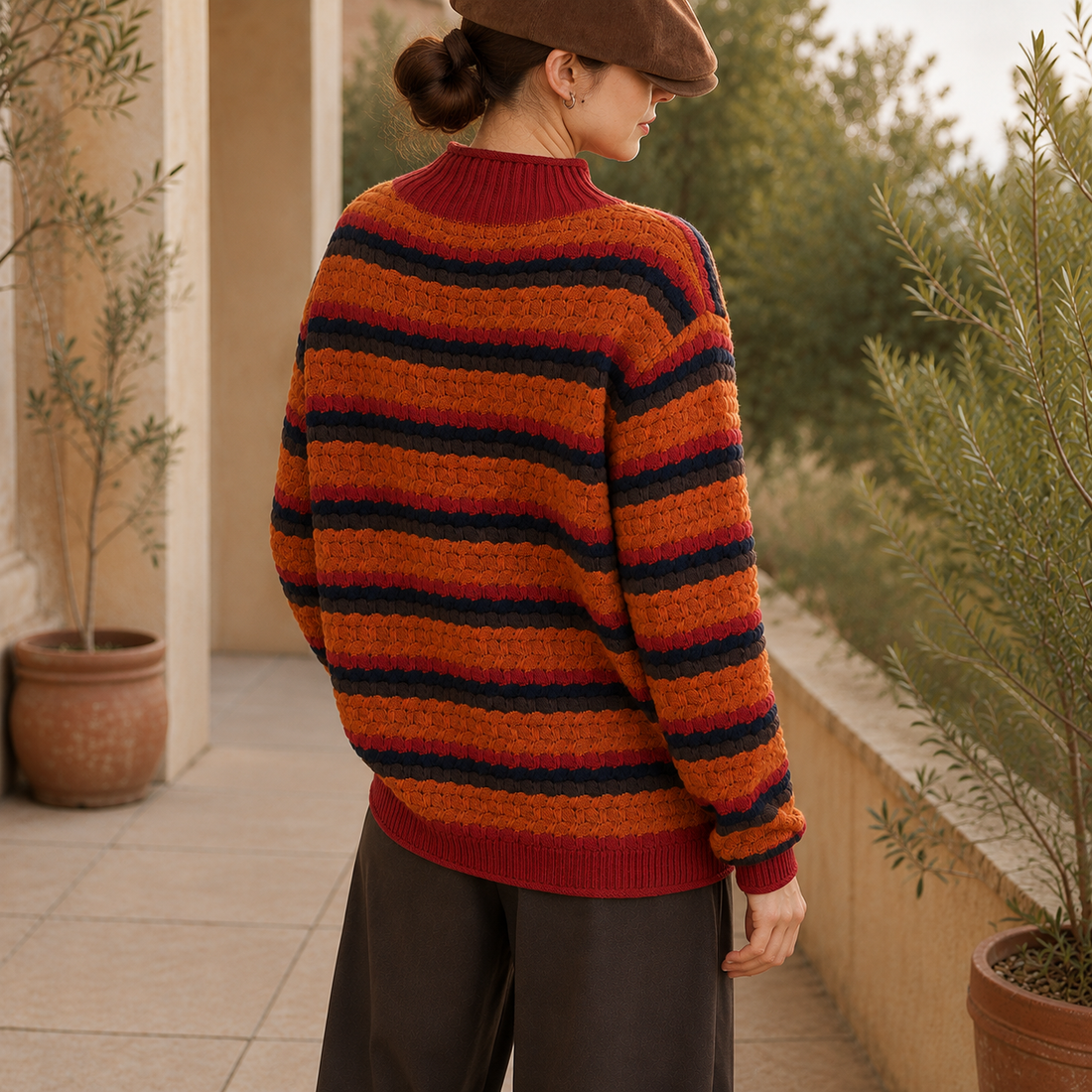 Isabella-Kate Textured Sweater - Lead Alternate View