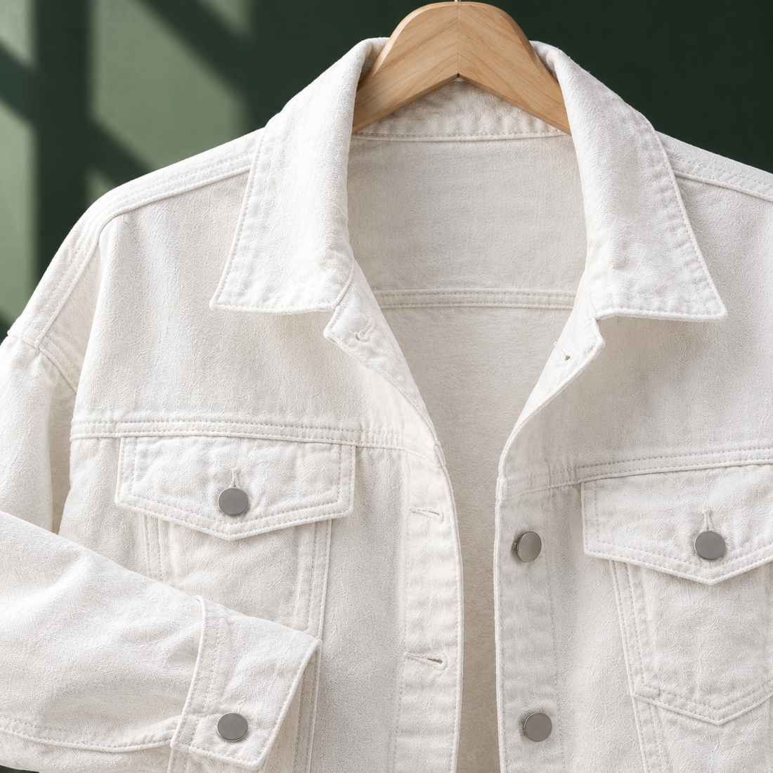 Olympia-Louise Relaxed Denim Jacket - Lead Product Detail
