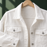 Olympia-Louise Relaxed Denim Jacket - Lead Product Detail