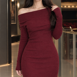 Gwendolyn Off-Shoulder Mini Dress - Lead Product Detail