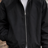 Ivan-James Stand Collar Jacket - Lead Product Detail
