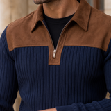 Marcel-Rhys Quarter Zip Sweater - Lead Product Detail