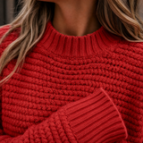 Sharon-Louise Mock Neck Sweater - Lead Product Detail