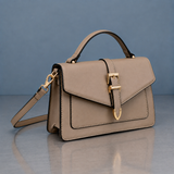 Arcuri Structured Satchel - Lead Alternate View