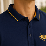 Samson-Hayes Tipped Polo - Lead Product Detail