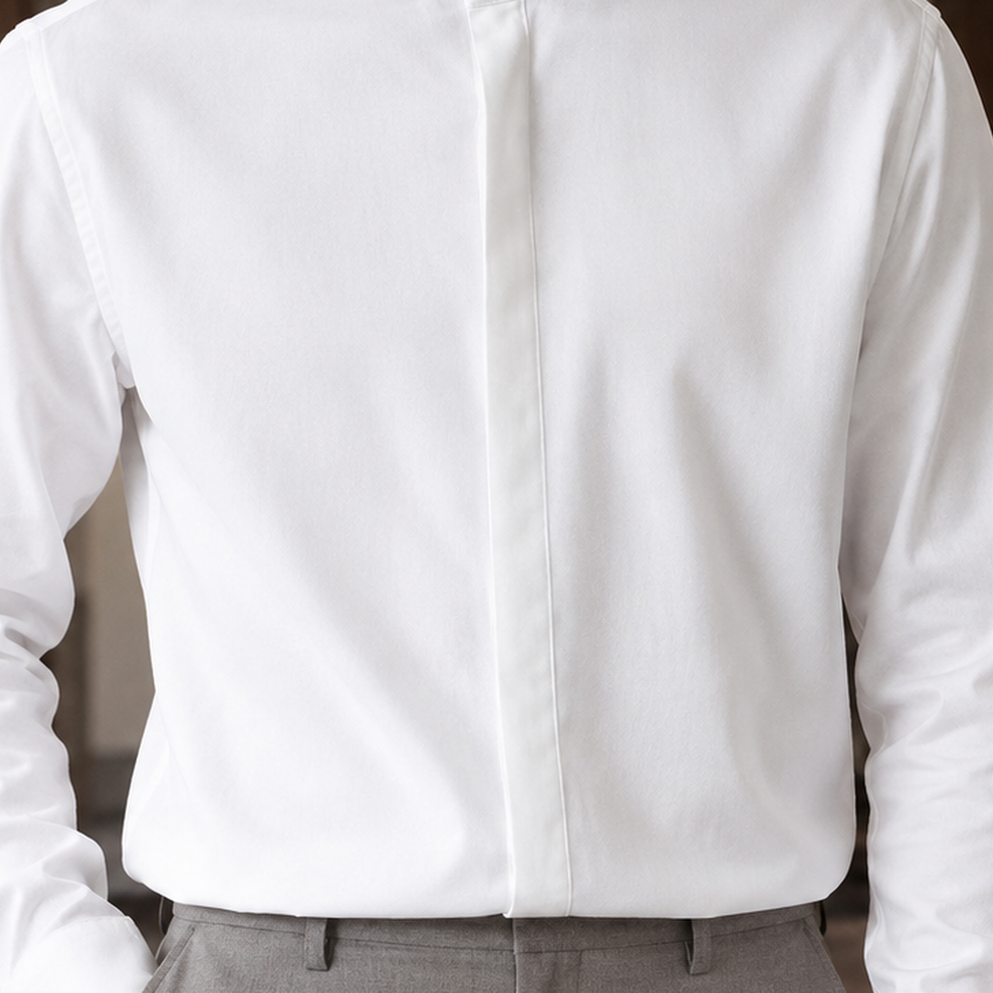 Damaso-Dean Stand Collar Shirt - Lead Product Detail