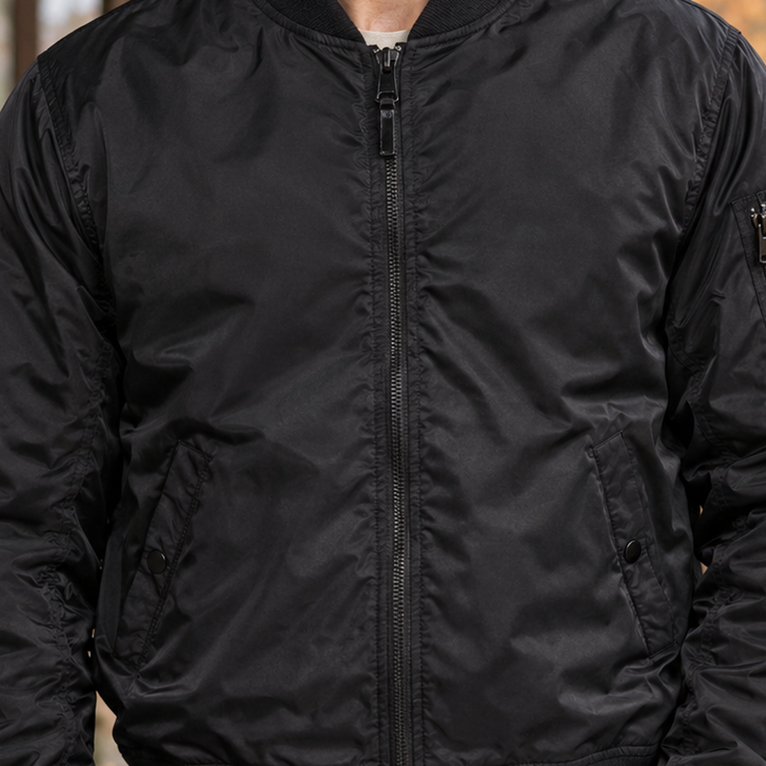 Hugh-Hayes MA1 Jacket - Lead Product Detail