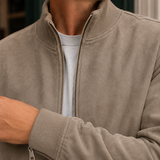 Zane-Miles Suede Jacket - Lead Product Detail